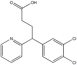  4-(3,4-dichlorophenyl)-4-(2-pyridyl)butanoic acid