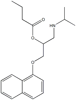 butyryl propranolol Structure