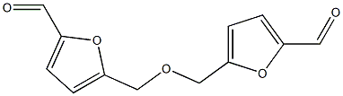 bis(5-formylfurfuryl)ether Struktur