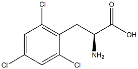 2,4,6-trichlorophenylalanine Structure