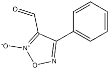 4-phenyl-1,2,5-oxadiazole-3-carboxaldehyde-2-oxide,,结构式