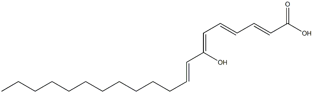 7-hydroxyeicosatetraenoic acid Struktur