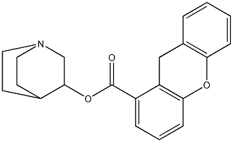 3-quinuclidinyl 8-xanthenecarboxylate