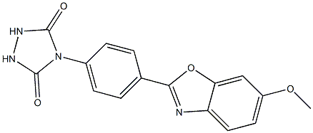 4-(4-(6-methoxy-2-benzoxazolyl)phenyl)-1,2,4-triazoline-3,5-dione