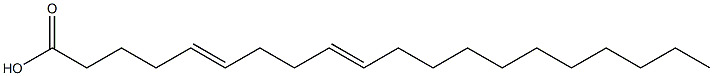 5,9-eicosadienoic acid Struktur