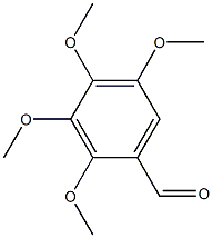 2,3,4,5-tetramethoxybenzaldehyde Structure