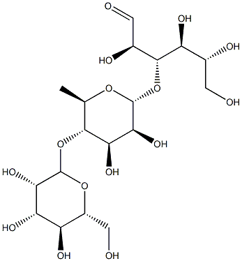 3-O-(4-O-mannopyranosyl-alpha-rhamnopyranosyl)galactose