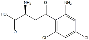 4,6-dichlorokynurenine 结构式