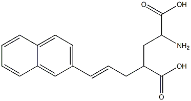 2-amino-4-carboxy-7-(2-naphthyl)hept-6-enoic acid