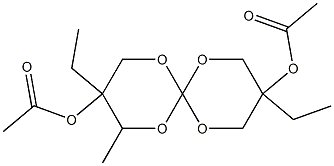  3,9-diethyl-3,9-diacetoxy methyl-1,5,7,11-tetraoxaspiro(5,5)undecane