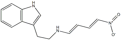 1-(2-(3-indolyl)ethylamino)-4-nitro-1,3-butadiene