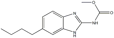 METHYL6-BUTYL-2-BENZIMIDAZOLECARBAMATE Structure