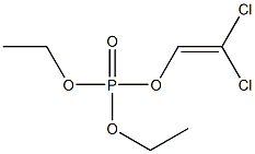 DIETHYL2,2-DICHLOROVINYLPHOSPHATE,,结构式