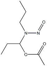 N-(ALPHA-ACETOXY-N-PROPYL)-N-N-PROPYLNITROSAMINE,,结构式