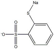 SODIUMMERCAPTOBENZENESULPHONATE 结构式