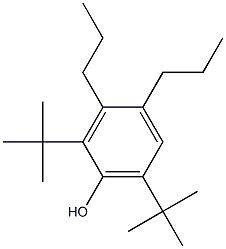 2,6-DI(TERT-BUTYL)-4-BIPROPYLPHENOL 化学構造式