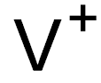 VANADIUM(1+),ION Structure