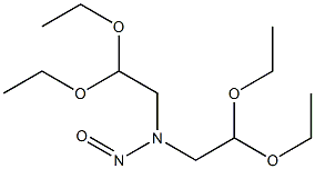 NITROSOBIS-(DIETHYOXYETHYL)-AMINE,,结构式