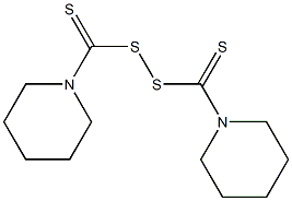 DIPENTAMETHYLEN-THIURAMDISULPHIDE 化学構造式