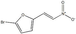 1-(5-BROMOFUR-2-YL)-2-NITROETHENE 化学構造式