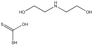 DIETHANOLAMINEDITHIOCARBONATE Struktur