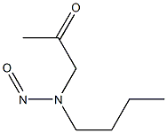 N-BUTYL-N-(2-OXOPROPYL)NITROSAMINE 结构式