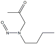 N-BUTYL-N-(2-OXOPROPYL)NITROSAMINE Struktur