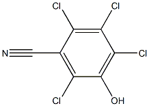 3-CYANO-2,4,5,6-TETRACHLOROPHENOL Structure