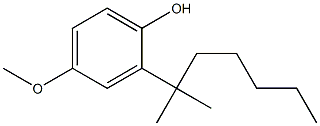 2-TERTOCTYL-4-METHOXYPHENOL,,结构式