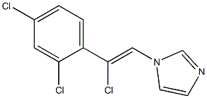 1-(2-CHLORO-2-(2,4-DICHLOROPHENYL)VINYL)IMIDAZOLE Structure