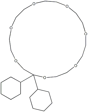 DICYCLOHEXYL21-CROWN-7ETHER Struktur