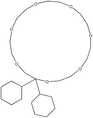 DICYCLOHEXYL21-CROWN-7ETHER Structure