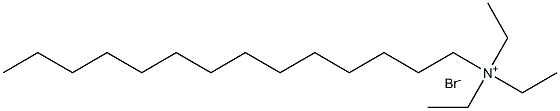 AMMONIUM,TETRADECYLTRIETHYL-,BROMIDE Structure