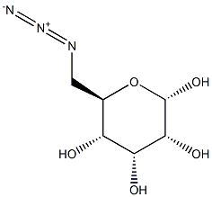 6-AZIDO-6-DEOXY-ALPHA-D-ALLOSE 化学構造式