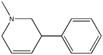 (RS)-1-METHYL-3-PHENYL-1,2,3,6-TETRAHYDROPYRIDINE 化学構造式