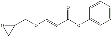 PHENYLGLYCIDYLETHERACRYLATE Structure