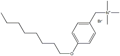 PARA-OCTYLOXYBENZYLTRIMETHYLAMMONIUMBROMIDE,,结构式