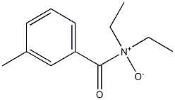 N,N-DIETHYL-META-TOLUAMIDE-N-OXIDE Structure