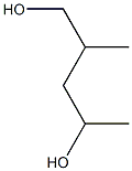 2-METHYLPENTANE-1,4-DIOL 结构式