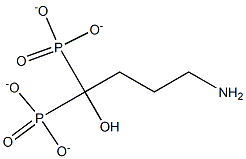 4-AMINO-1-HYDROXYBUTYLIDENE-1,1-BISPHOSPHONATE Structure