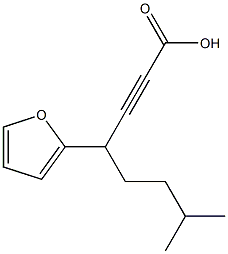 ISOAMYLFURYL-2-BUTYRATE 化学構造式