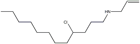 DODECYLAMINE,4-CHLOROALLYL- Structure