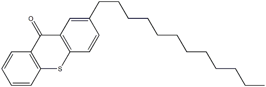 2-DODECYL-THIOXANTHEN-9-ONE 化学構造式