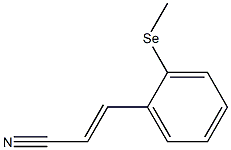 2-(METHYLSELENO)-CINNAMONITRILE|