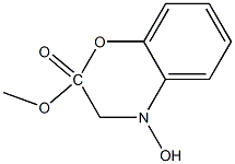 2-METHOXY-4-HYDROXY-1,4-BENZOXAZINONE,55574-10-2,结构式