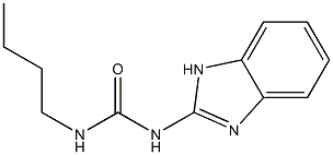 1-(BENZIMIDAZOL-2-YL)-3-BUTYLUREA 结构式