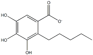 N-AMYLGALLATE 结构式