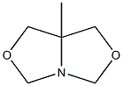 DIHYDRO-7A-METHYL-1H,3H,5H-OXAZOLO(3,4-C)OXAZOLE,,结构式