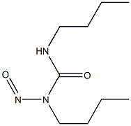 1,3-DIBUTYL-1-NITROSUREA 化学構造式