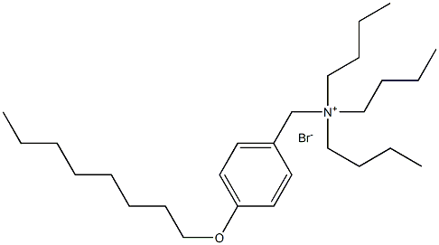 PARA-OCTYLOXYBENZYLTRIBUTYLAMMONIUMBROMIDE Structure